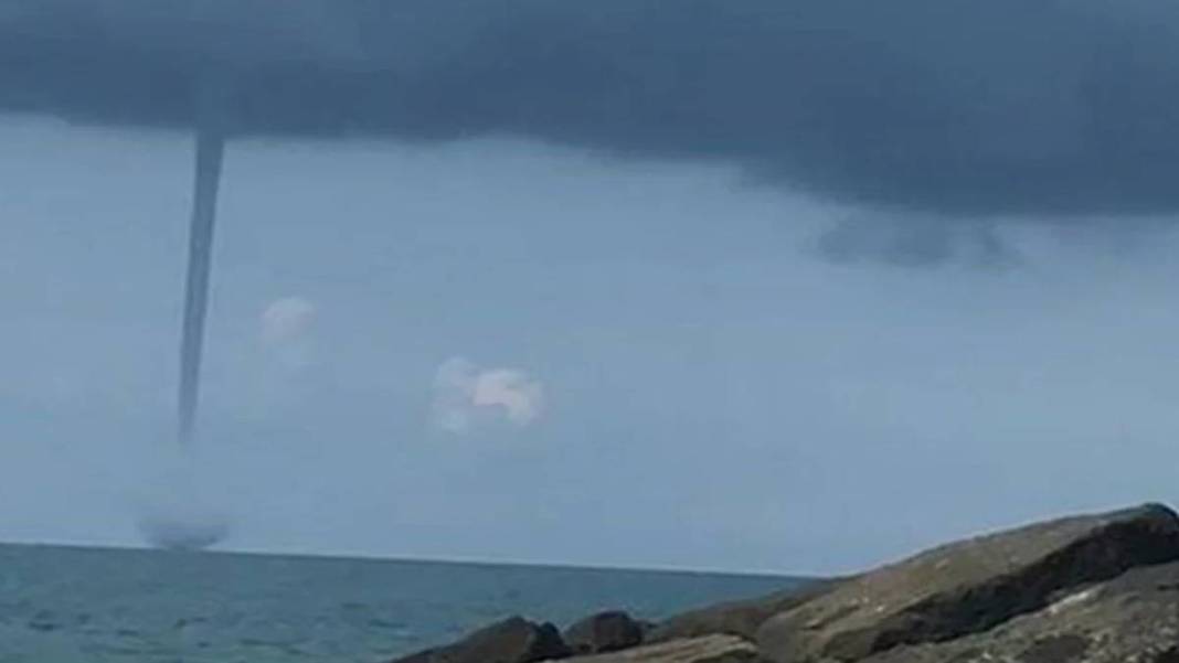 Rize'de korkutan titreten olay! Denizi ortasından yararak çıktı, gören telefonuna sarıldı 2